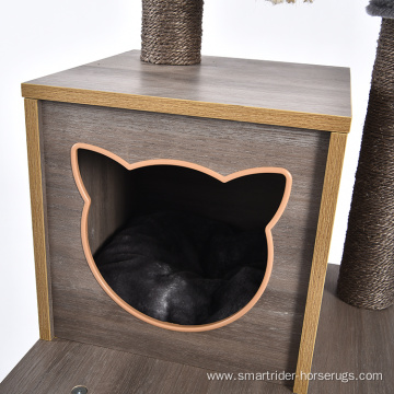 The Purrfect Gray Cat Tree